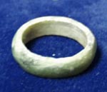 Jade ring, solid piece of jade hollowed out to form a ring,