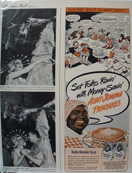 Aunt Jemima Quickest Route Ad 1948