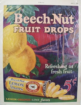 Beech Nut Lemon Drops Ad 1926