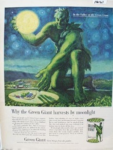Green Giant Peas Ad 1961