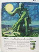 Green Giant Peas Ad 1961