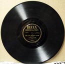 Decca 78rpm The turntable song by the Andrews Sisters