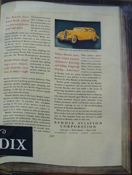 Bendix Aviation Evolution of Auto Ad 1934