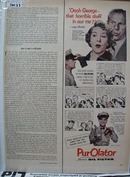 PurOlator Oil Filter George Burns Ad 1952