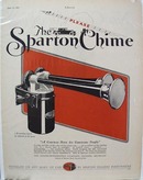 Sharton Chime Auto Horn Ad 1927
