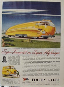 Timken Axles Super Transport Ad 1943