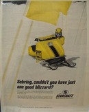 Starcraft Snowmobile One Good Blizzard Ad 1959