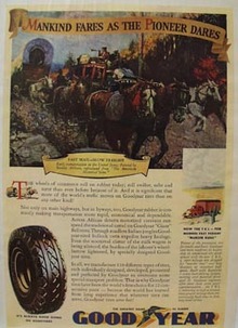 Good Year Tire Mankind Fares Ad 1937