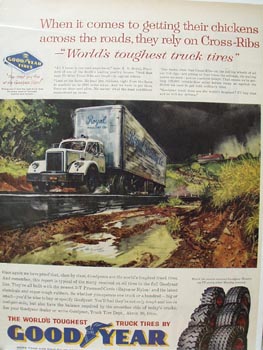 Good Year Cross-Ribs Ad 1960