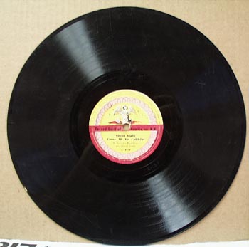 Record Guild 78 rpm Silent Night, Come all Ye Faithful