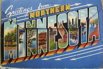 1940's Northern Minnesota drop down cards