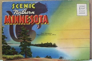 1940's Northern Minnesota drop down cards