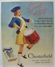 Chesterfield Spirit of '38 Ad 1938