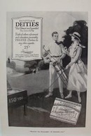 Deities Cigarettes Golfing Ad 1917