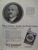 Lucky Strike Joseph Caillaux Ad 1927