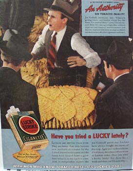 Lucky Strike Joe Cuthrell Ad 1939