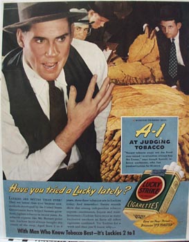 Lucky Strike Joseph Burnett Ad 1939