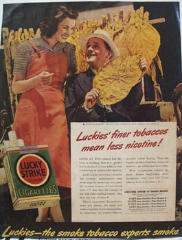 Lucky Strike Alex Irvin Ad 1940