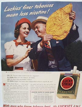 Lucky Strike Frank Brown Ad 1940