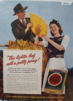 Lucky Strike Reuben Smothers Ad 1941