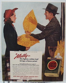 Lucky Strike J.M. Talley Ad 1941