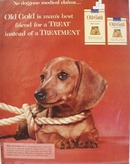 Old Golds No Doggone Medical Claims Ad 1954