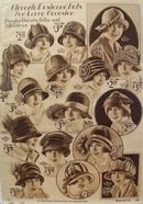 Montgomery Ward Designed Hats Ad 1925