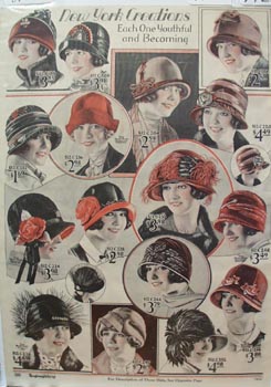 Montgomery Ward New York Hats 1926