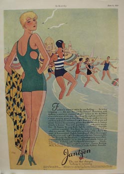 Jantzen Swimsuit Smartest Attire Ad 1929