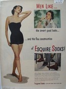 Esquire Socks Men Like Ad 1948