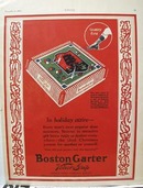 Boston Garter Christmas Ad 1924