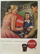 Coca-Cola Everybody's Club Ad 1948
