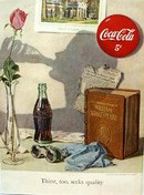 Coca-Cola Thirst Seeks Quality Ad 1950