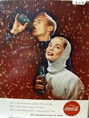 Coca-Cola Friendliest Drink Ad Middle 1950's