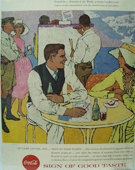 Coca-Cola Canadian Resort Ad 1957