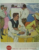 Coca-Cola Canadian Resort Ad 1957