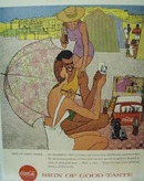 Coca-Cola Coast of France Ad 1957