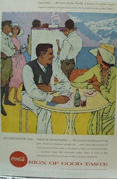 Coca-Cola Canadian Resort Ad 1957
