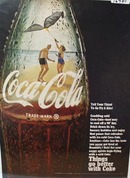 Coca-Cola Kite Flying on Beach Ad 1968