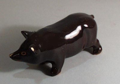 Old Yellow Clay Pig,