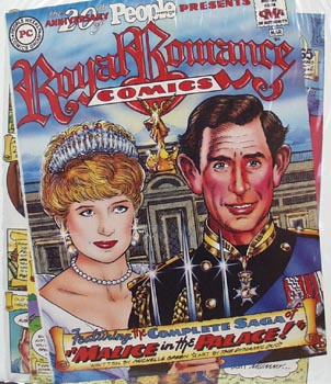 Lady Di & Prince Charles Royal Romance Comics 1994