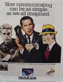 Dick Tracy & MobiLink Ad 1993