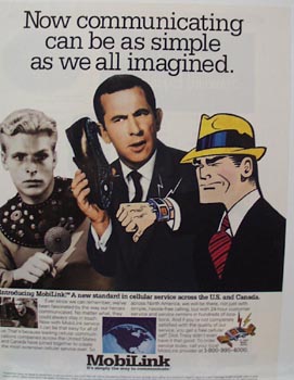 Dick Tracy & MobiLink Ad 1993