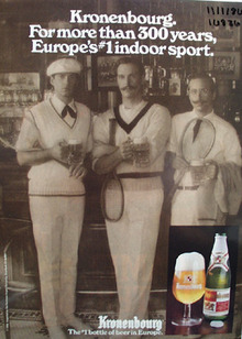 Kronenbourg Beer More Than 300 Years Ad 1986