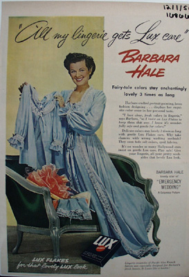 Lux Flakes for that lovely lux look ad., 12/1/50
