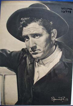 Black and white photograph of Spencer Tracy