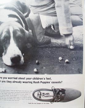 Hush Puppies & Marble Shooter Ad 1966