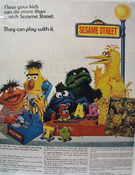 Sesame Street Toys Christmas Ad 1971