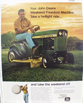 John Deere Twilight Ride Ad 1971