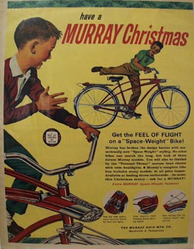 Murray Bicycle Christmas Ad 1963
